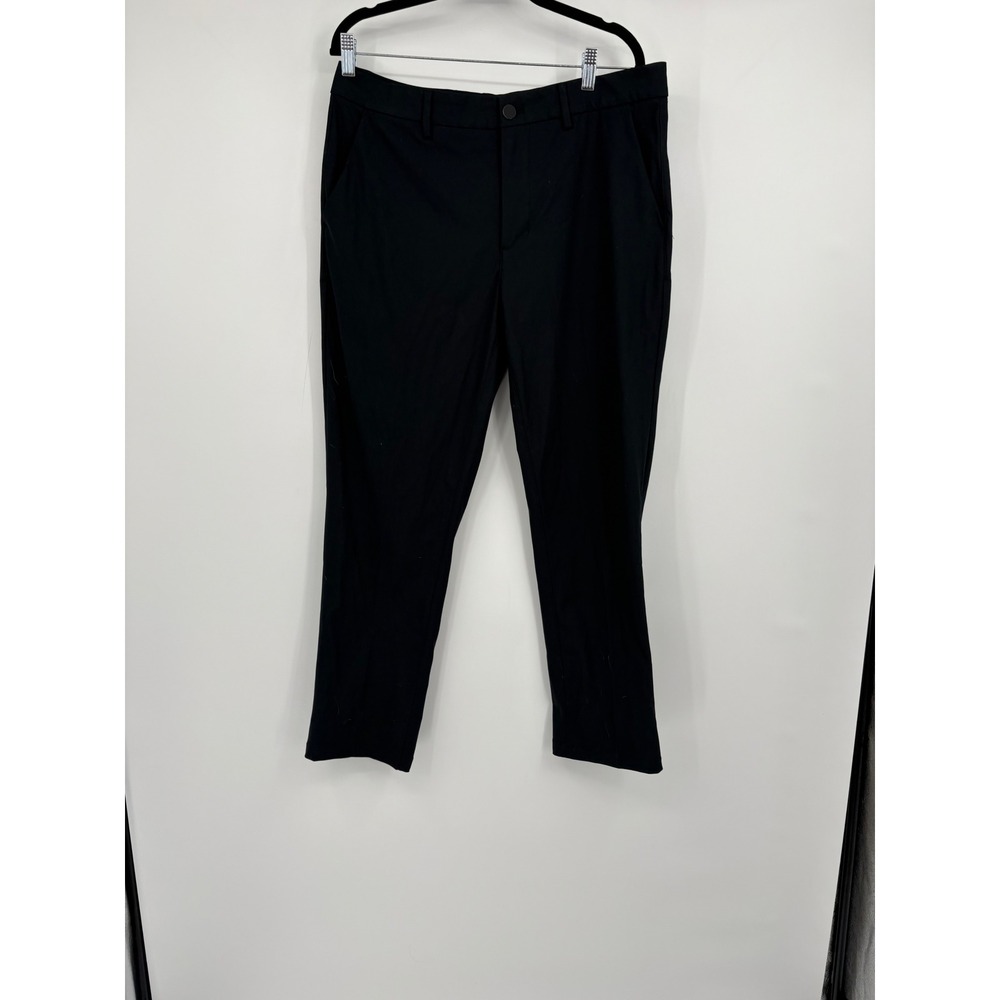 Quince Mens Technical Slim Fit Dress Pant True Black 34x30 LB89478-QTCL004-22383